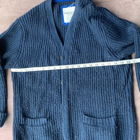 Oversized navy cardigan from Aeropostale. Size M. - Picture 6 of 6